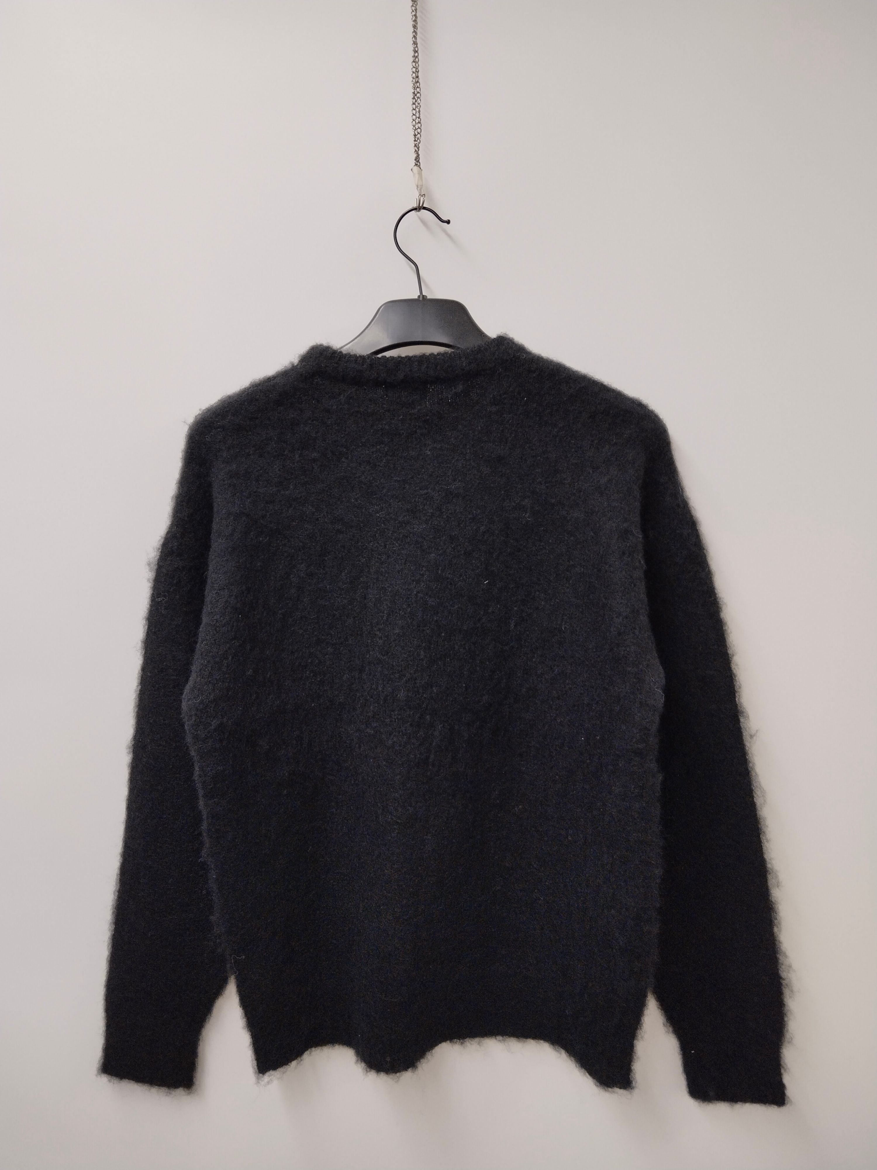 22NJ New York Local black Unisex Mohair Sweater