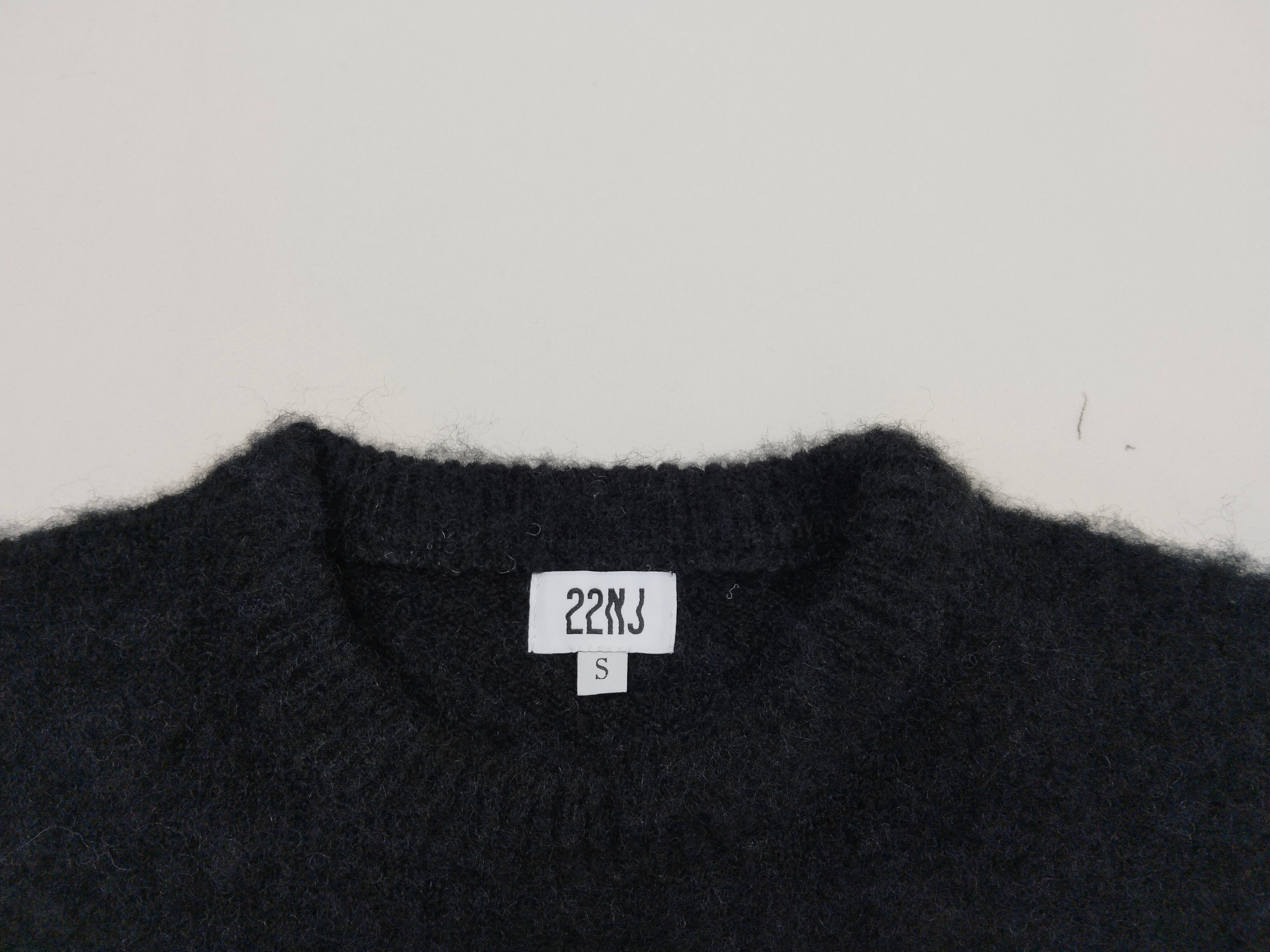 22NJ New York Local black Unisex Mohair Sweater