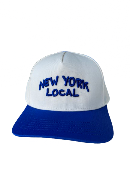 22NJ New York Local Navy Blue Premium Cotton Cap