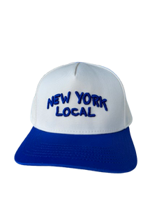 22NJ New York Local Navy Blue Premium Cotton Cap