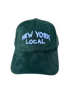 22NJ New York Local Green Suede Cap