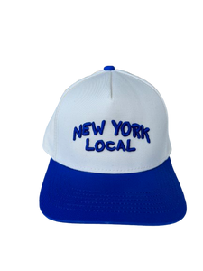 22NJ New York Local Navy Blue Premium Cotton Cap