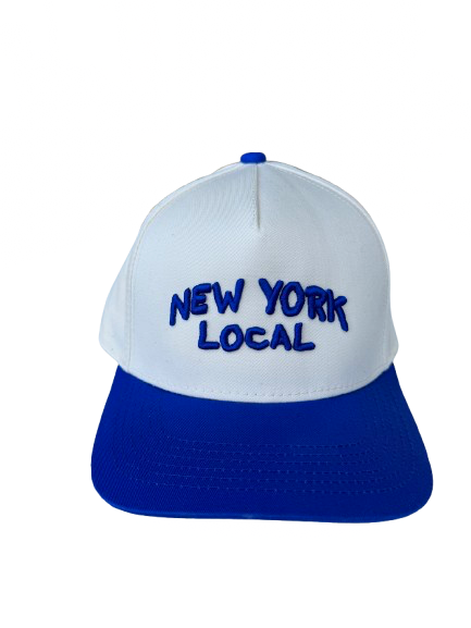 22NJ New York Local Navy Blue Premium Cotton Cap