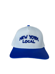 22NJ New York Local Navy Blue Premium Cotton Cap