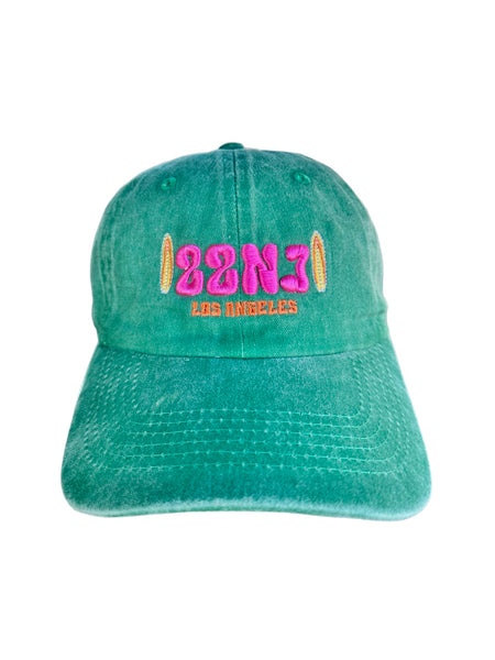 Token Washed Los Angeles Cap Green