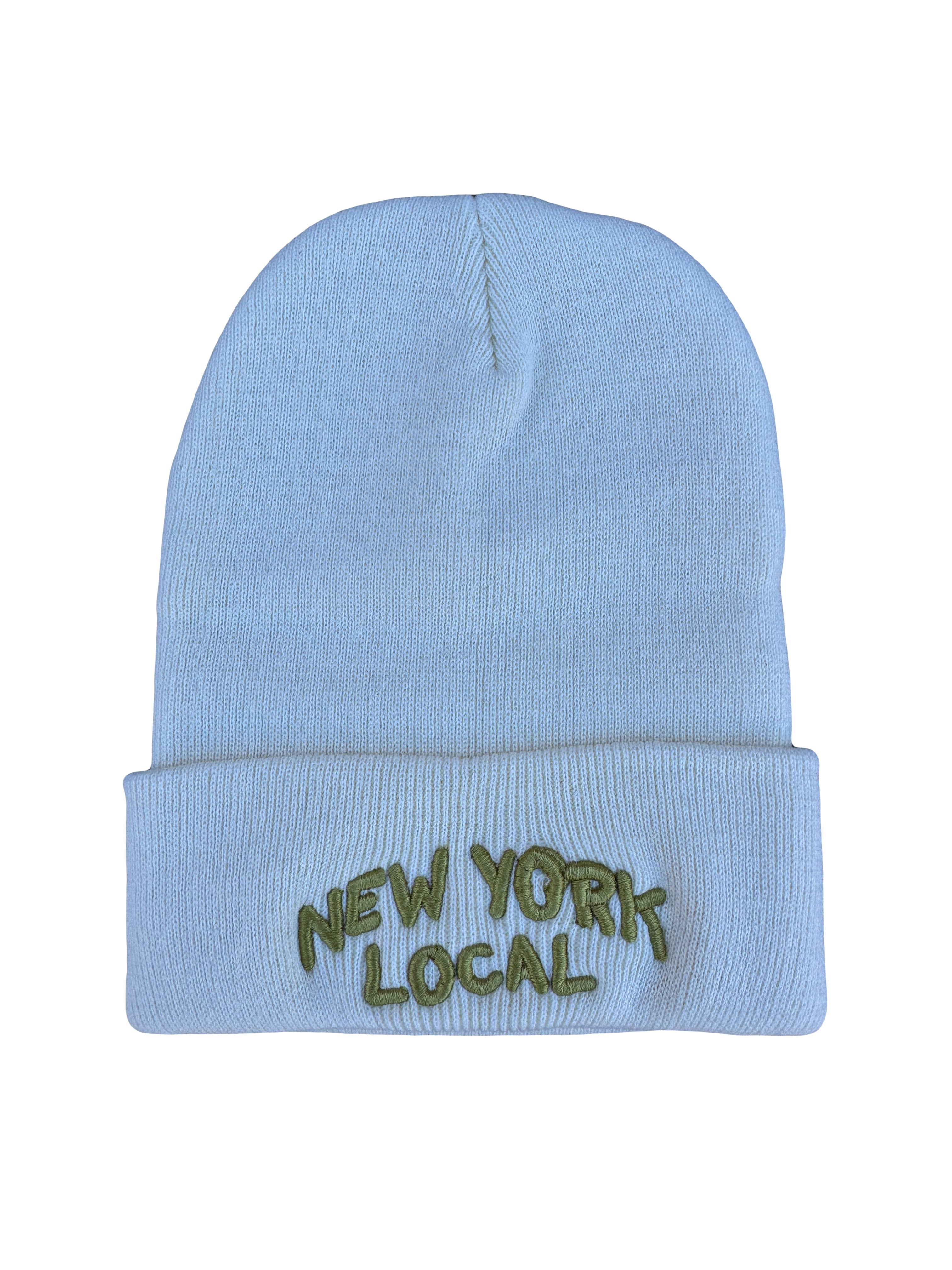 Creamy White New York Local Beanie