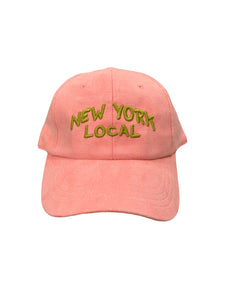 22NJ New York Local Pink Suede Cap