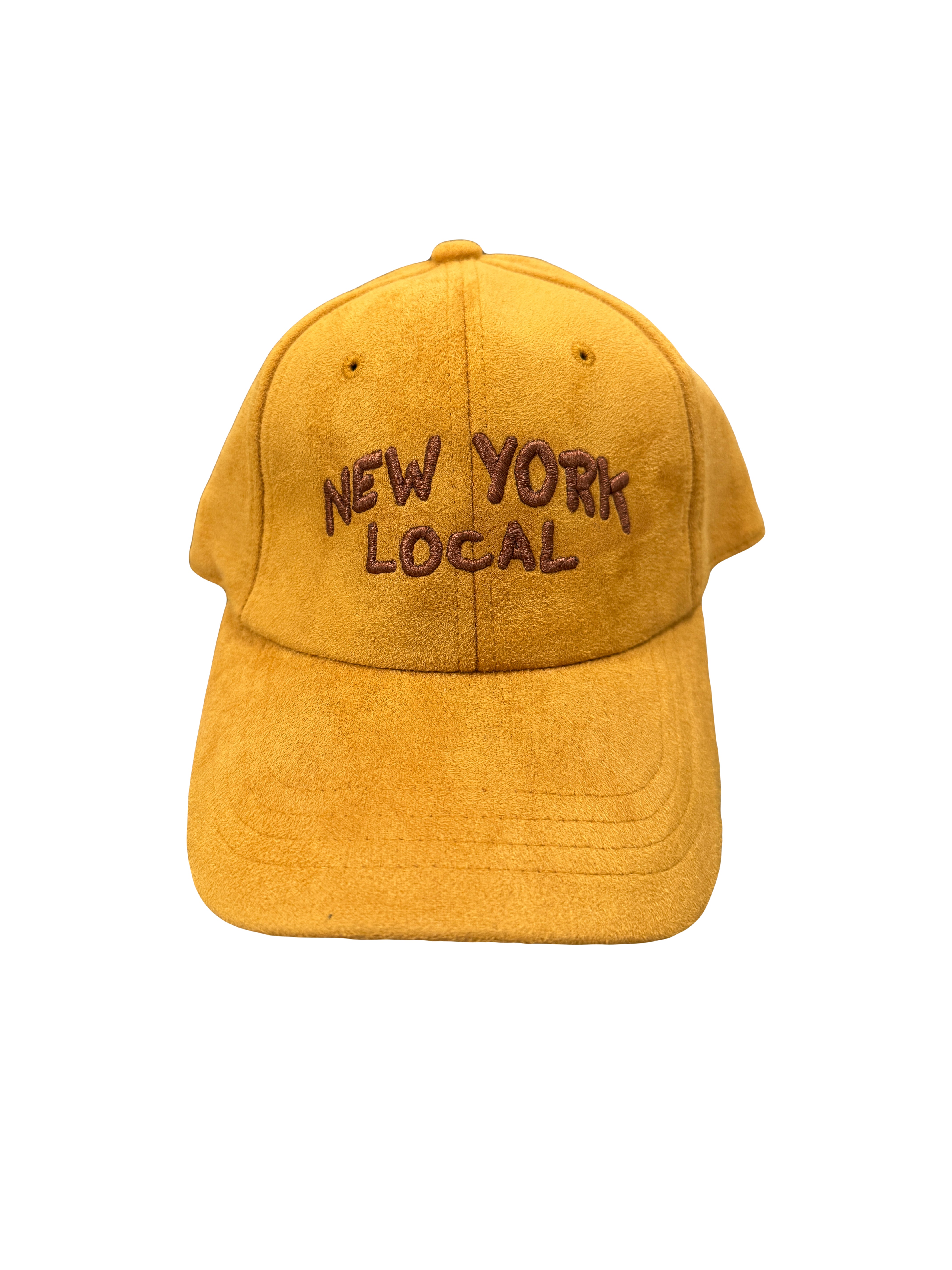 22NJ New York Local Mustard Suede Cap