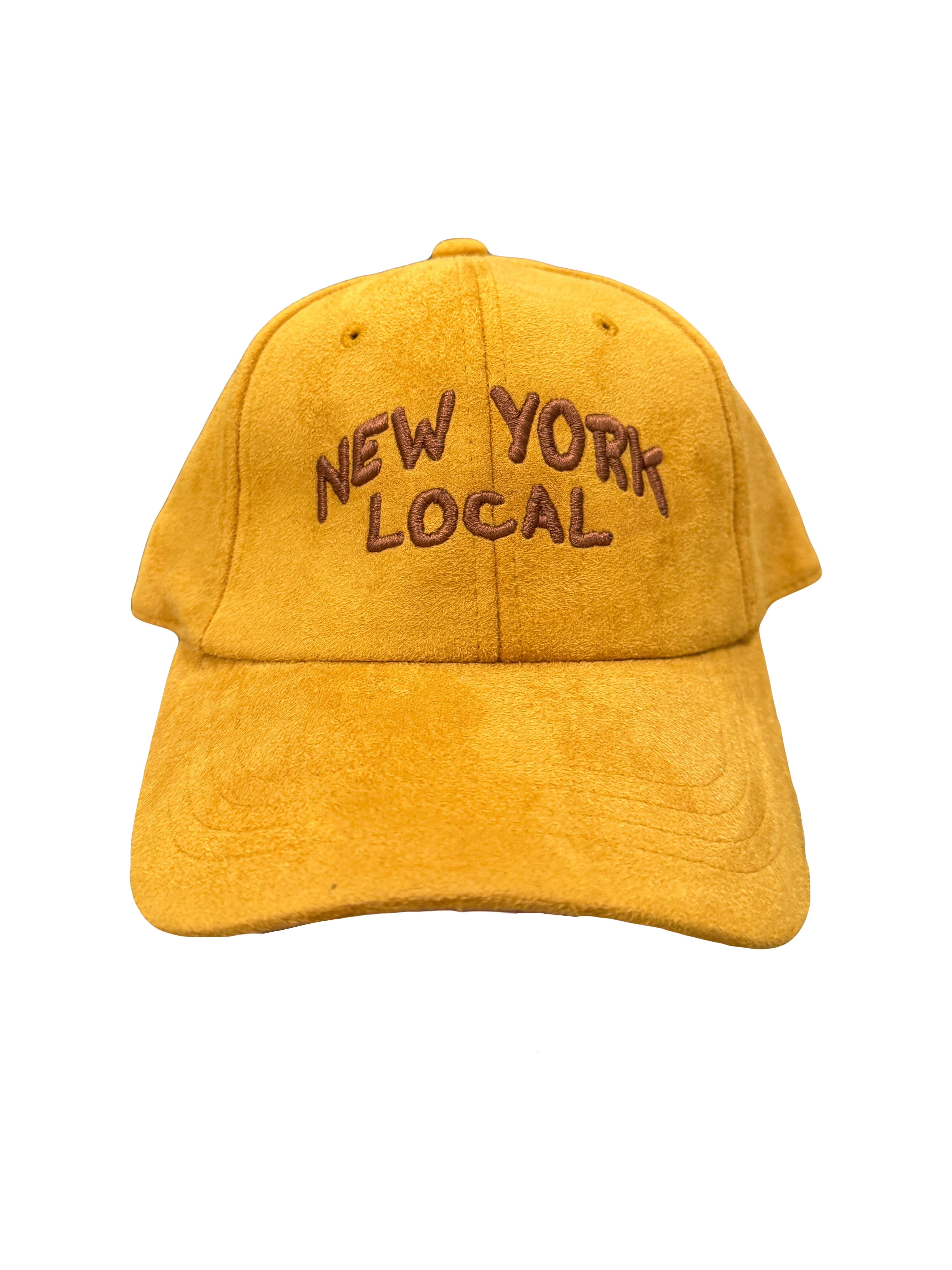 22NJ New York Local Mustard Suede Cap