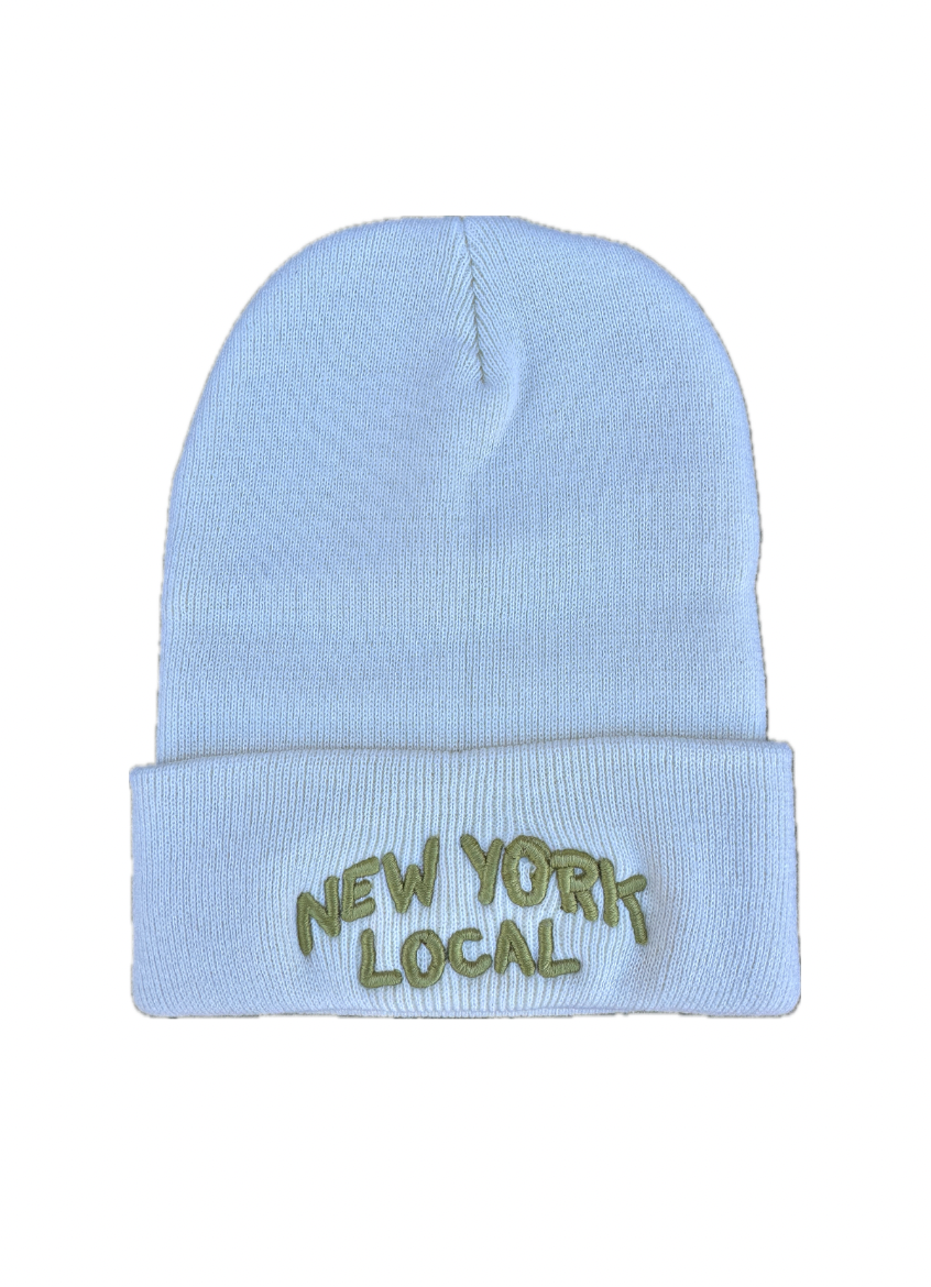 Creamy White New York Local Beanie