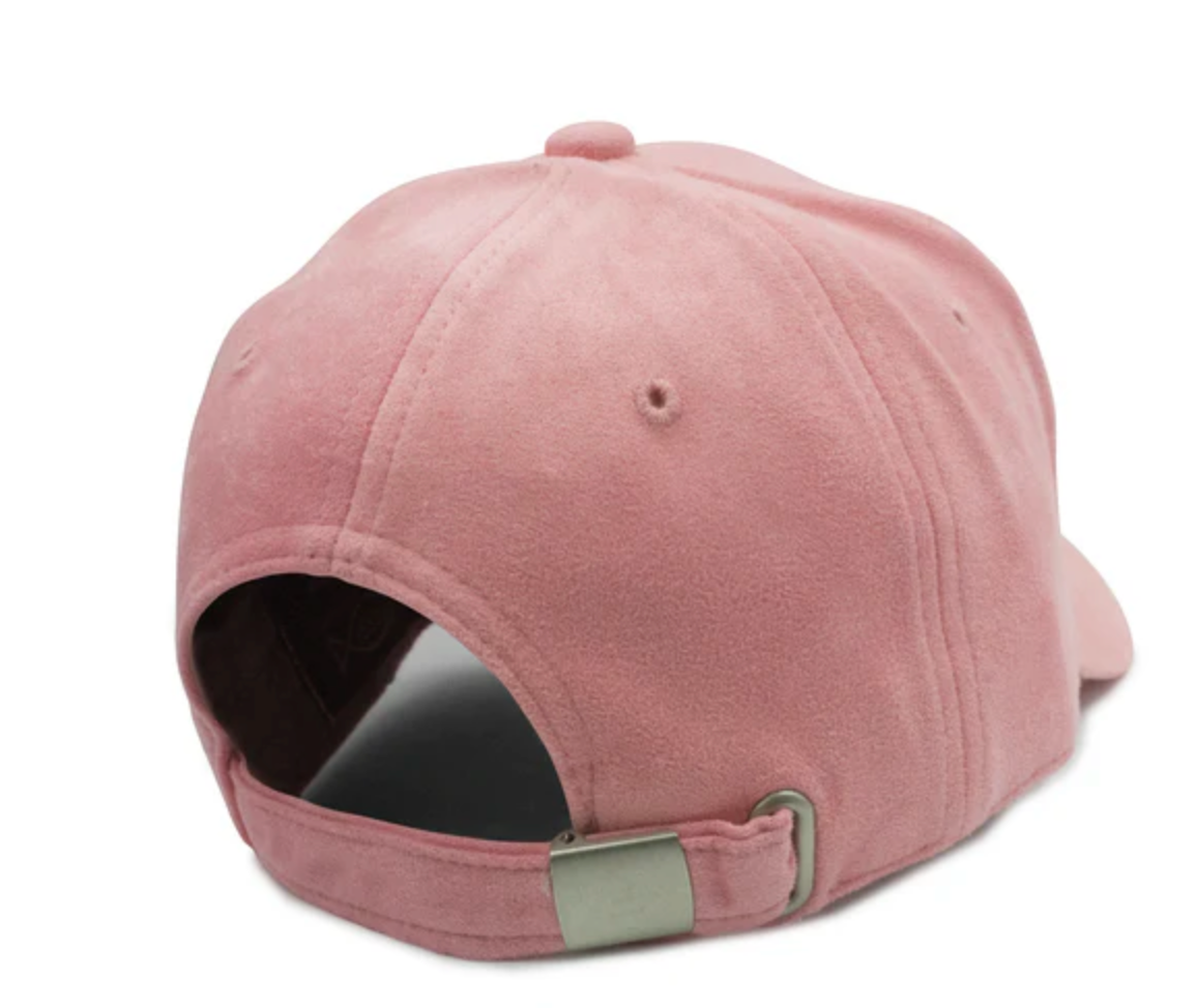 22NJ New York Local Pink Suede Cap