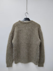 22NJ Apres Ski Taupe Unisex Mohair Sweater