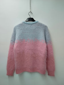 LA Sunset Gradient Unisex Mohair Sweater